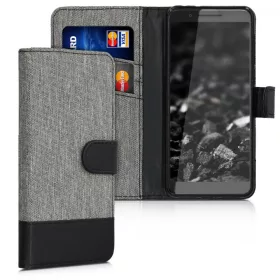  Θήκη για Alcatel 3 (2019) / 3L (2019), Textile, Grey, 48095.22