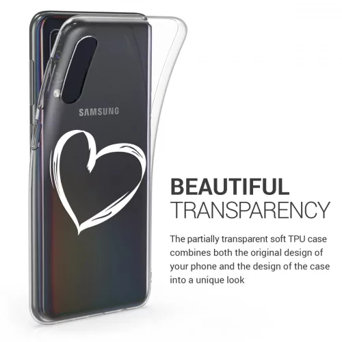 Θήκη για Samsung Galaxy A50, Silicone, Transparent, 48060.02