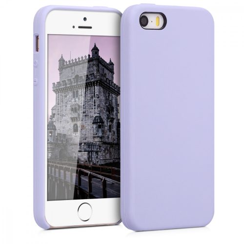 Θήκη για Apple iPhone 5 / iPhone 5s / iPhone SE, Silicone, Purple, 42766.139