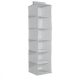 Οργανωτής κρεμαστών ρούχων, 5 ράφια, 30 x 30 x 126 cm, 46267.22.1