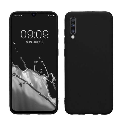 Θήκη για Samsung Galaxy A70, Silicone, Black, 48427.47
