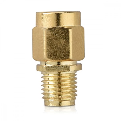 Σετ 4 ομοαξονικοί προσαρμογείς SMA αρσενικό σε SMA θηλυκό, Kwmobile, Gold, Metal, 48523.01