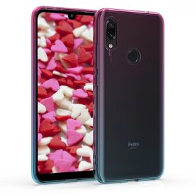   Κάλυμμα για Xiaomi Redmi 7, Silicone, Blue, 48650.01