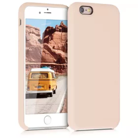   Θήκη για Apple iPhone 6 / iPhone 6s, σιλικόνη, κρέμα, 40223.154