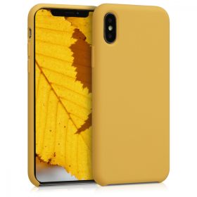   Θήκη για Apple iPhone X / iPhone XS, Silicone, Yellow, 42495.143
