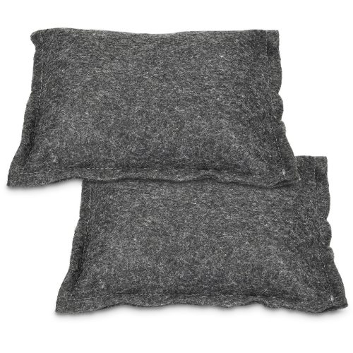 Set 2 dezumidificatoare auto Navaris, 2x500 g, reutilizabile, regenerare 80 C, gri, smectita