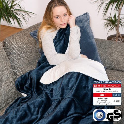 Ηλεκτρική κουβέρτα Navaris θερμαινόμενη 180 x 130 cm, 45274.08.01
