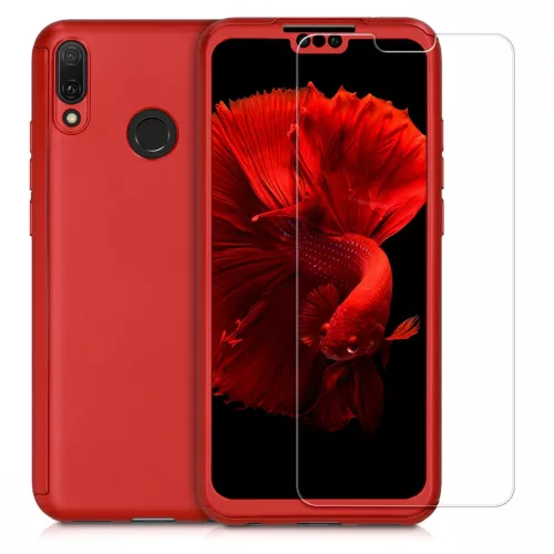 Κάλυμμα για Huawei Y9 (2019), Polycarbonate, Red, 48889.36