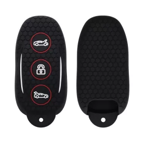   Κάλυμμα κλειδιού αυτοκινήτου για Tesla - Model S - Smart Key, kwmobile, Silicone, Black, 49066.01