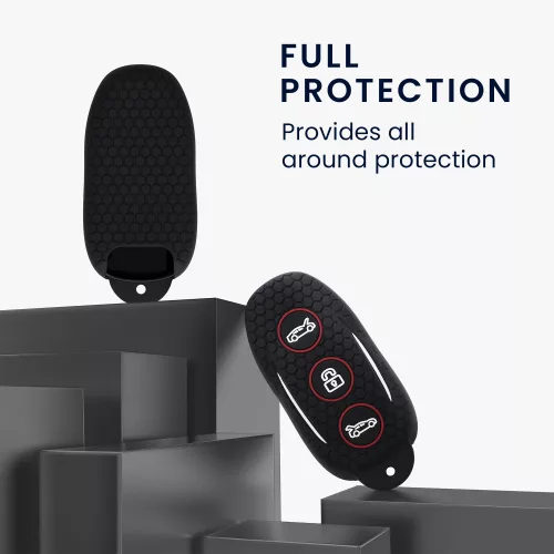 Κάλυμμα κλειδιού αυτοκινήτου για Tesla - Model S - Smart Key, kwmobile, Silicone, Black, 49066.01
