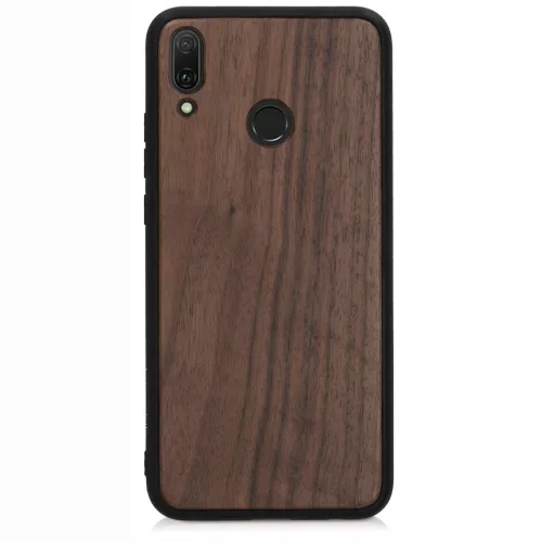 Θήκη για Huawei Y9 (2019), Ξύλο, Καφέ, 49162.18
