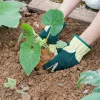 Navaris Suede Gardening Gloves, Size M, Spandex Fabric, 49174.02