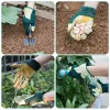 Navaris Suede Gardening Gloves, Size M, Spandex Fabric, 49174.02