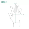 Navaris Suede Gardening Gloves, Size M, Spandex Fabric, 49174.02