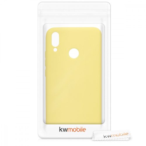 Θήκη για Huawei Y9 (2019), Σιλικόνη, Κίτρινη, 46533.49