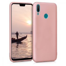   Θήκη για Huawei Y9 (2019), Σιλικόνη, Ροζ χρυσό, 46533.31