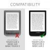 Κάλυμμα για PocketBook Touch Lux 4 / Basic Lux 2 / Touch HD 3, Eco-leather, Μαύρο, 47288.01
