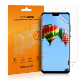   Σετ 3 προστατευτικών μεμβρανών για Huawei Y9 (2019), Kwmobile, Εμπρός, Διαφανές, 49392.1
