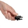 Σετ 50 κλιπ εγγράφων 32 mm, Kwmobile, Μαύρο, Μεταλλικό, 49442.04