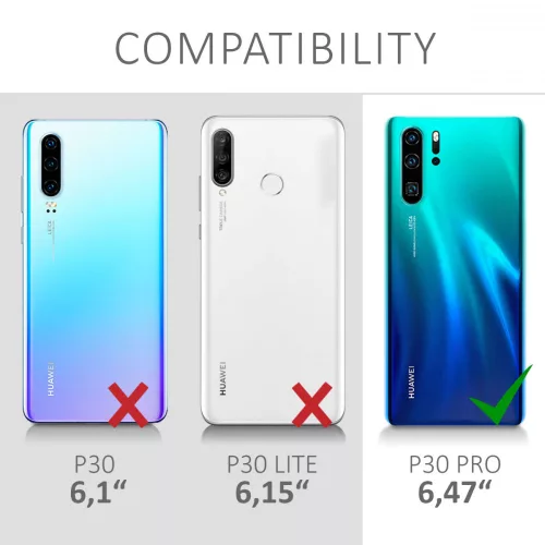 Θήκη για Huawei P30 Pro, Silicone, Black, 49468.01
