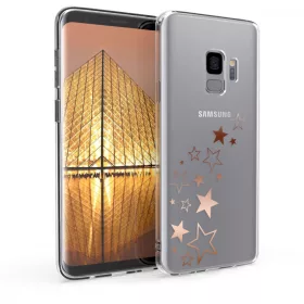   Θήκη για Samsung Galaxy S9, Σιλικόνη, Ροζ χρυσό, 44196.32