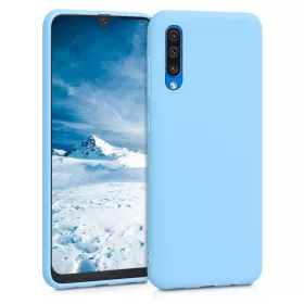   Θήκη για Samsung Galaxy A50, Silicone, Blue, 48054.161