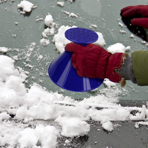 Στρογγυλή ξύστρα πάγου, 14,5 x 9,5 cm, 49658,04