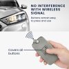 Θήκη κλειδιού αυτοκινήτου για Renault / Dacia - 4 κουμπιά - Keyless Go, Nubuck Leather, Γκρι, 48565.07