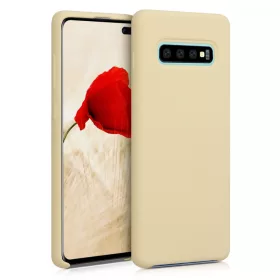   Θήκη για Samsung Galaxy S10 Plus, Silicone, Yellow, 49028.158