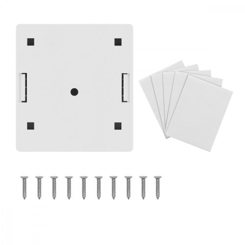 Σετ 5 διπλών υποδοχών δικτύου RJ45 για καλώδιο Ethernet CAT6A, Kwmobile, White, Metal, 50059.02.01