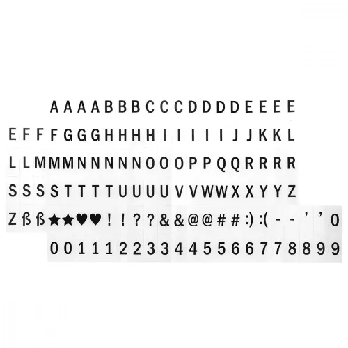 Navaris λαμπτήρας LED με 20 κουτιά, 2,2 m, 252 γράμματα, αριθμούς και σύμβολα, 50164.01