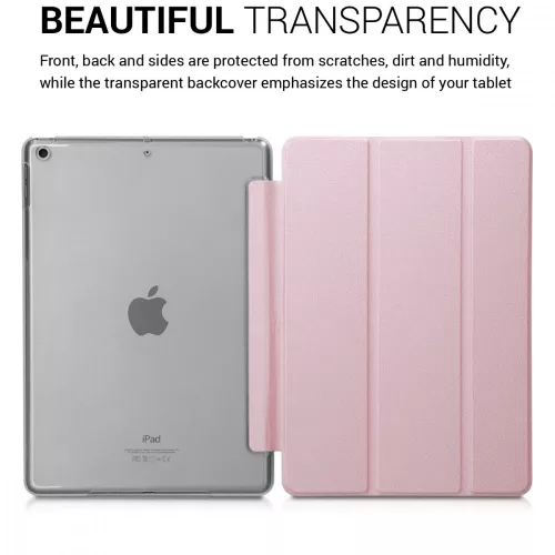 Θήκη για Apple iPad 10.2 2019, Οικολογικό δέρμα, Ροζ, 50343.81