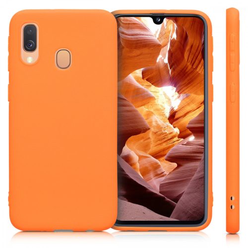 Θήκη για Samsung Galaxy A40, Silicone, Orange, 48547.150