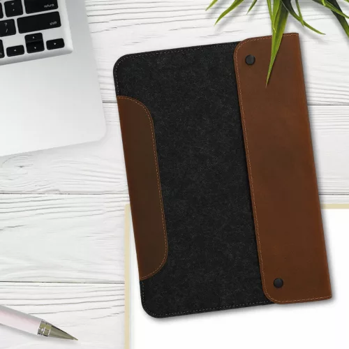 Θήκη για Apple iPad Pro 12.9" 2015 / Apple iPad Pro 12.9" 2017, Textile, Grey, 50428.01