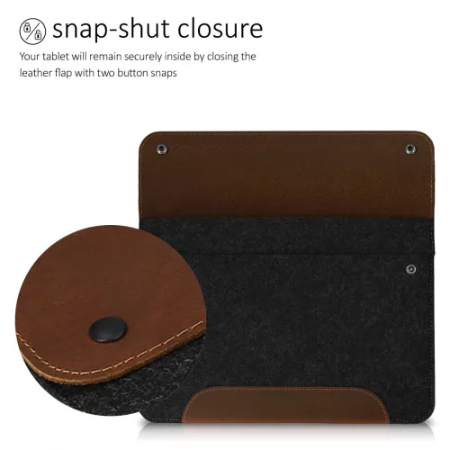 Θήκη για Apple iPad Pro 12.9" 2015 / Apple iPad Pro 12.9" 2017, Textile, Grey, 50428.01