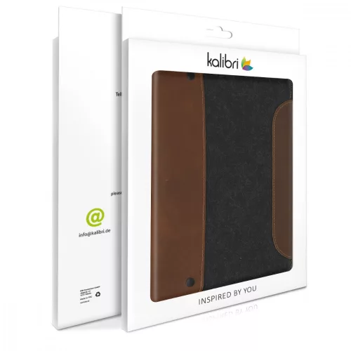 Θήκη για Apple iPad Pro 12.9" 2015 / Apple iPad Pro 12.9" 2017, Textile, Grey, 50428.01