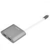 Προσαρμογέας USB-C για διπλό HDMI 4k 30Hz, Kwmobile, Silver, Metal, 50604.01