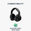Σετ 2 μαξιλαριών αυτιών για ακουστικά Sennheiser RS160/RS170/RS180, Kwmobile, Μαύρο, Οικολογικό δέρμα, 50667.01