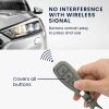 Θήκη κλειδιού αυτοκινήτου για Ford - 3 κουμπιά - Keyless Go, kwmobile, Nubuck Leather, Grey, 49597.03