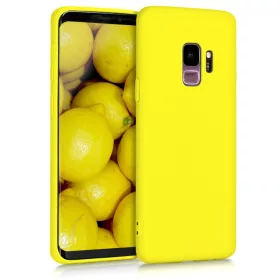   Θήκη για Samsung Galaxy S9, Silicone, Yellow, 44089.165