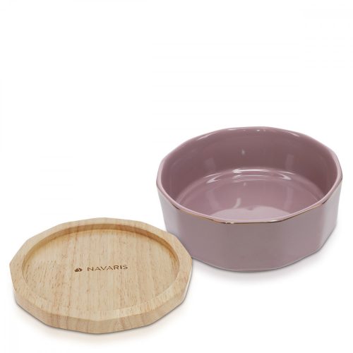 Σετ 2 μπολ για κατοικίδια Navaris, 800 ml, Αντιολισθητική στήριξη, 50946.02