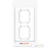 Σετ 2 θηκών για Xiaomi Amazfit GTS, kwmobile, σιλικόνη, διαφανές, 50943.01