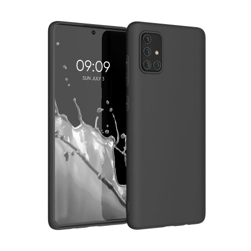 Θήκη για Samsung Galaxy A71, Silicone, Black, 51208.47