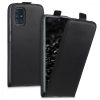 Θήκη για Samsung Galaxy A51, Οικολογικό δέρμα, Μαύρη, 51202.01