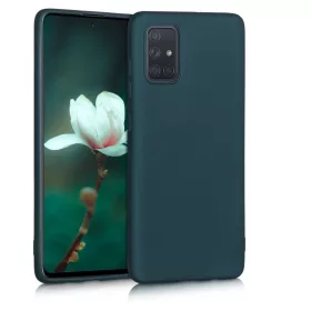   Θήκη για Samsung Galaxy A71, Silicone, Green, 51213.14