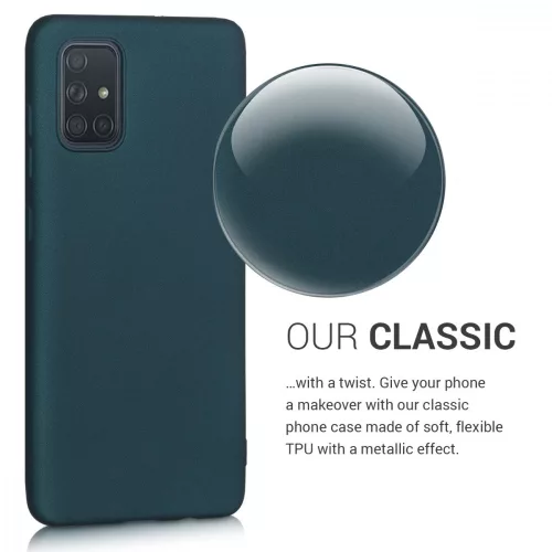 Θήκη για Samsung Galaxy A71, Silicone, Green, 51213.14