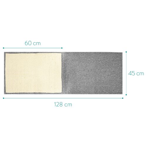 Προστασία από γρατσουνιές για γάτες Navaris με τσέπες, 63 x 45 cm, Sisal, 48412.25.02