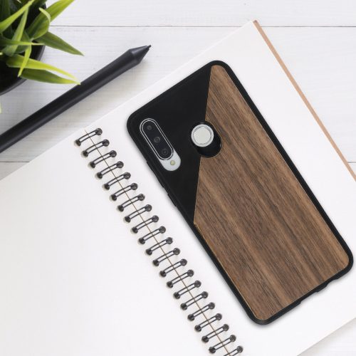 Θήκη για Huawei P30 Lite, Ξύλινη, Καφέ, 50827.02