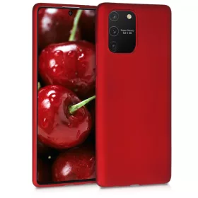   Θήκη για Samsung Galaxy S10 Lite, Silicone, Red, 51411.36