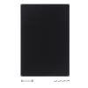 Tabla magnetica metalica Navaris, 56x38 cm, tabla de scris cu creta, marker tip creta, negru, otel